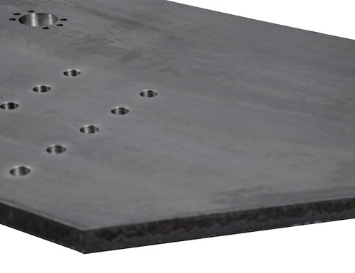 Buyers 1809029 - Heavy-Duty 1" Thick Steel Fabricator's Hitch Plate Kit for Custom Hitch Mounting